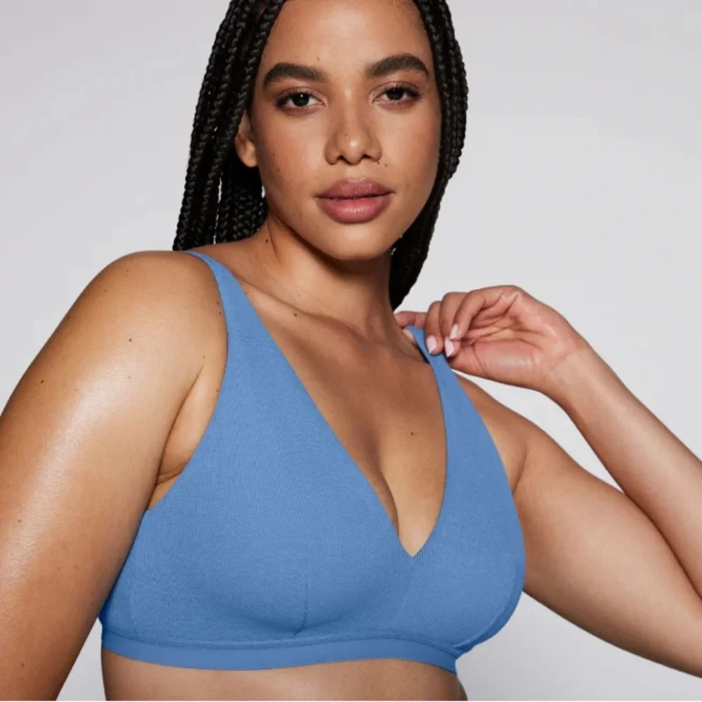 knix Micro Modal Rib Bralette - Picture 1 of 7
